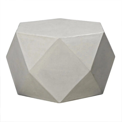 Scarpa Fiber Cement Geometric Side Table-Side Tables-Noir-Sideboards and Things