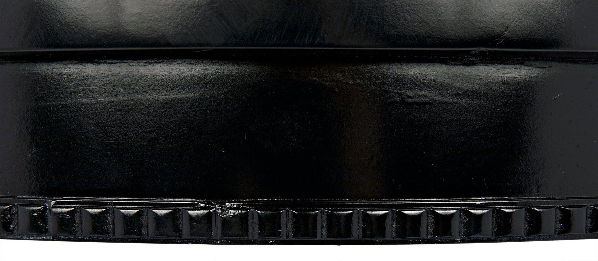 Scheffield Wood Black Round End Table-Side Tables-Noir-Sideboards and Things