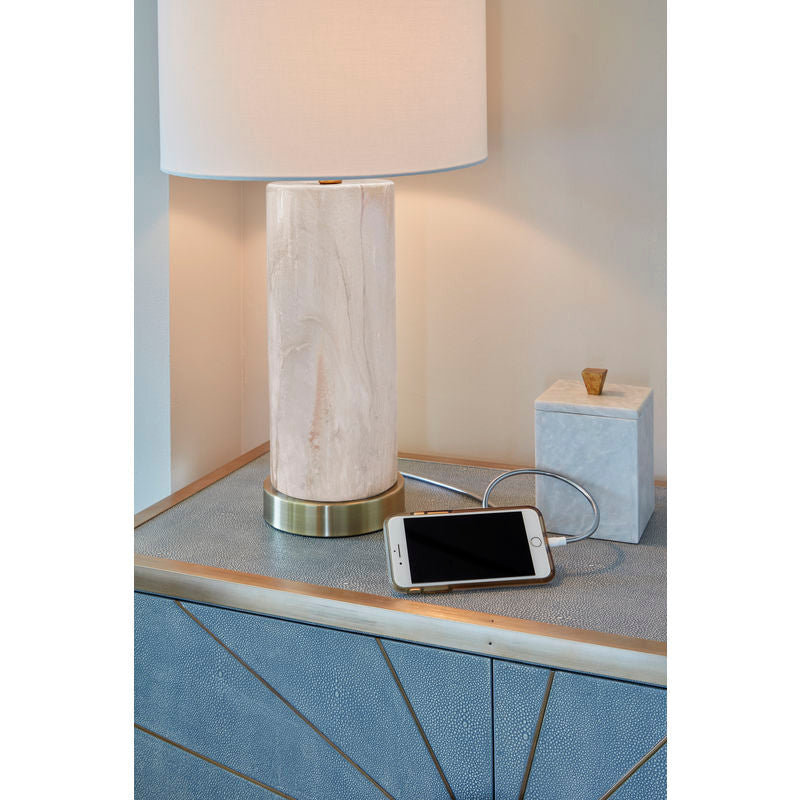 Wildwood Scranton Faux Ceramic Made Table Lamp