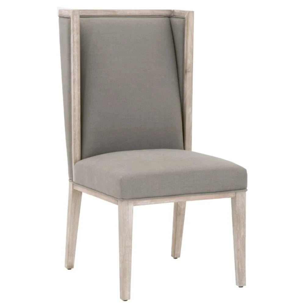 Martin Wing Polyester Upholstered Dining Chair (Set Of 2)