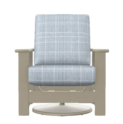 Leeward Deep Seat Swivel Hidden Motion Arm Chair