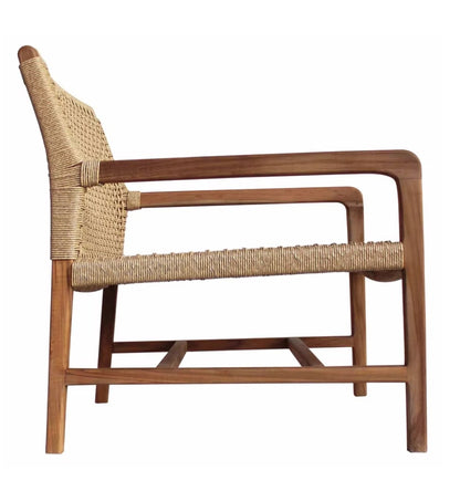 Porto Wood Framed Patio Occasional Chair