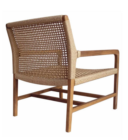 Porto Wood Framed Patio Occasional Chair