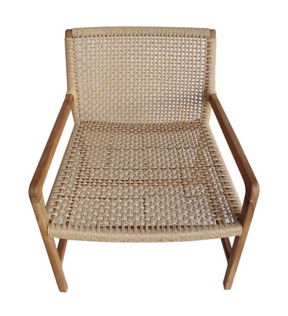 Porto Wood Framed Patio Occasional Chair