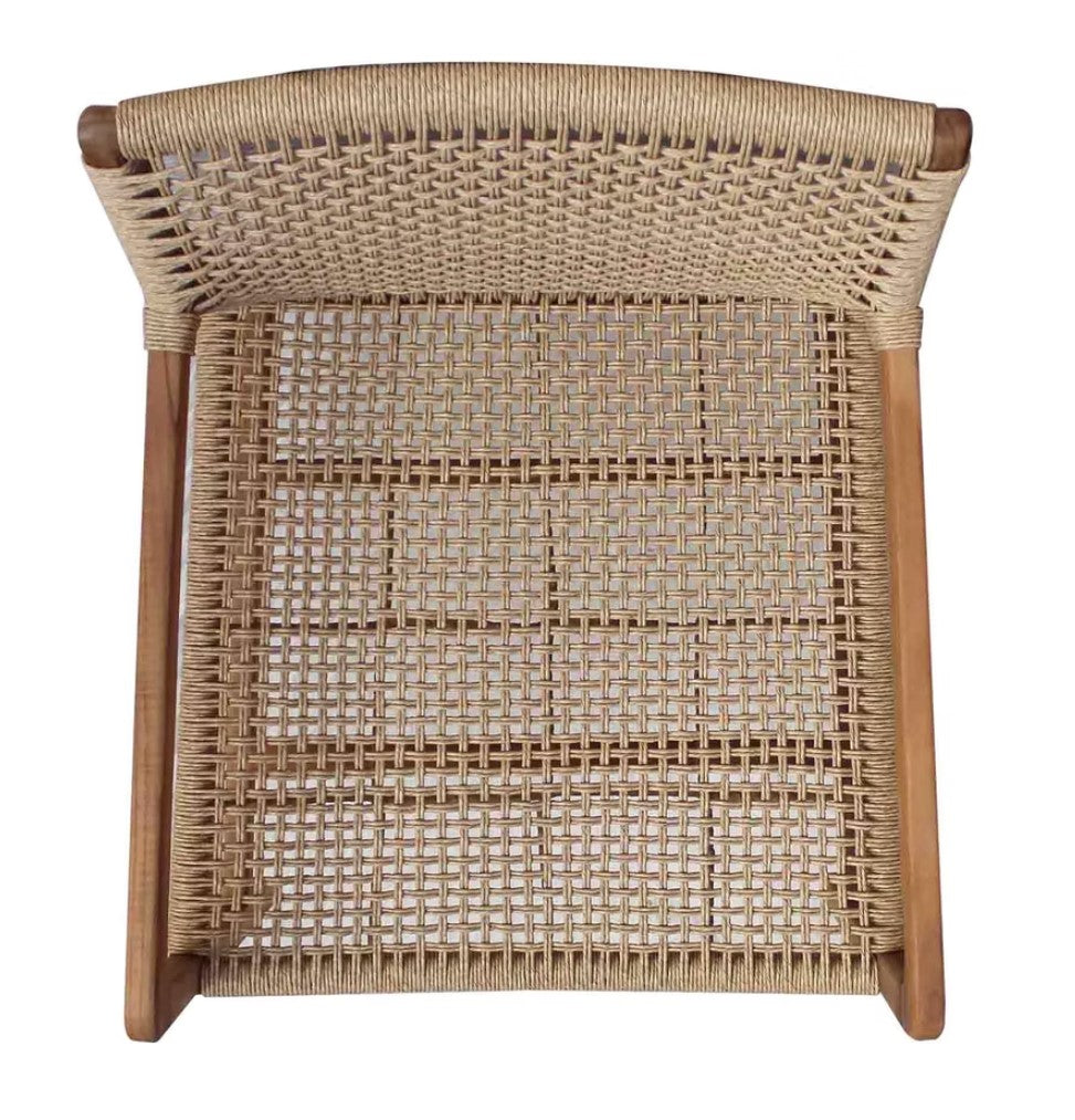 Porto Wood Framed Patio Occasional Chair