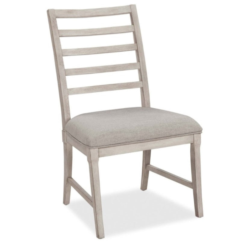 Natural Color Solid Wood Graphite Side Chairs