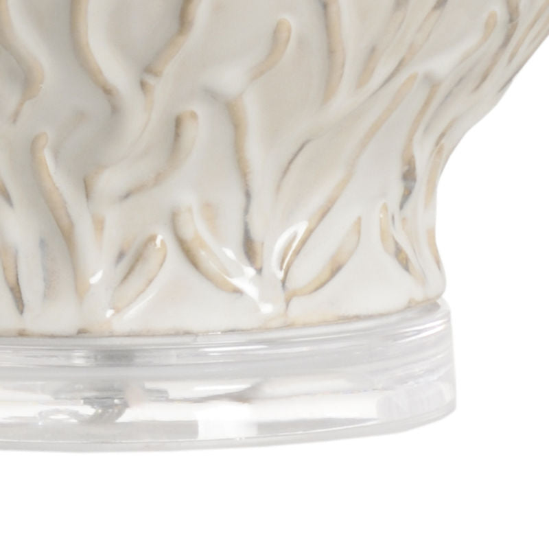 Sea Grass Ceramic Made Table Lamp-Table Lamps-Wildwood-LOOMLAN