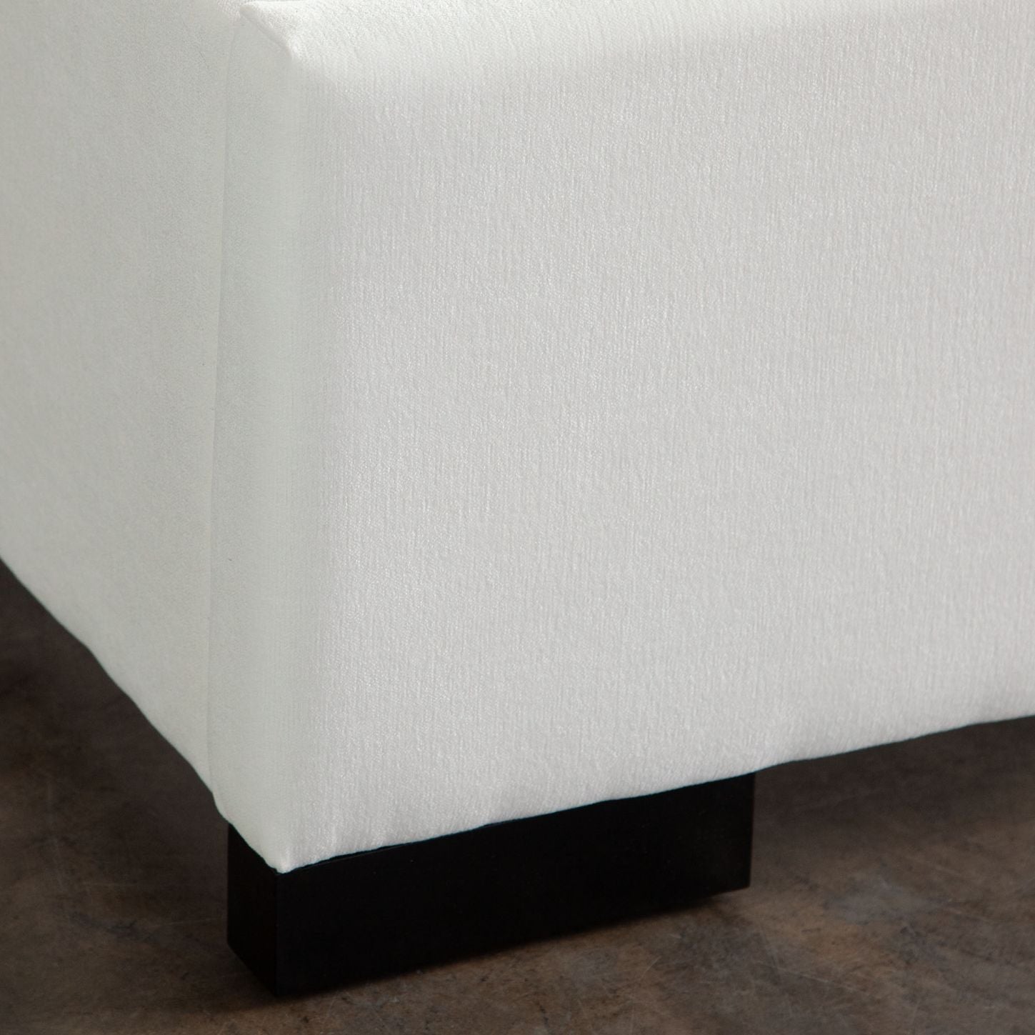 Diamond Sofa Seattle White Performance Fabric Bed with Mattress Platform