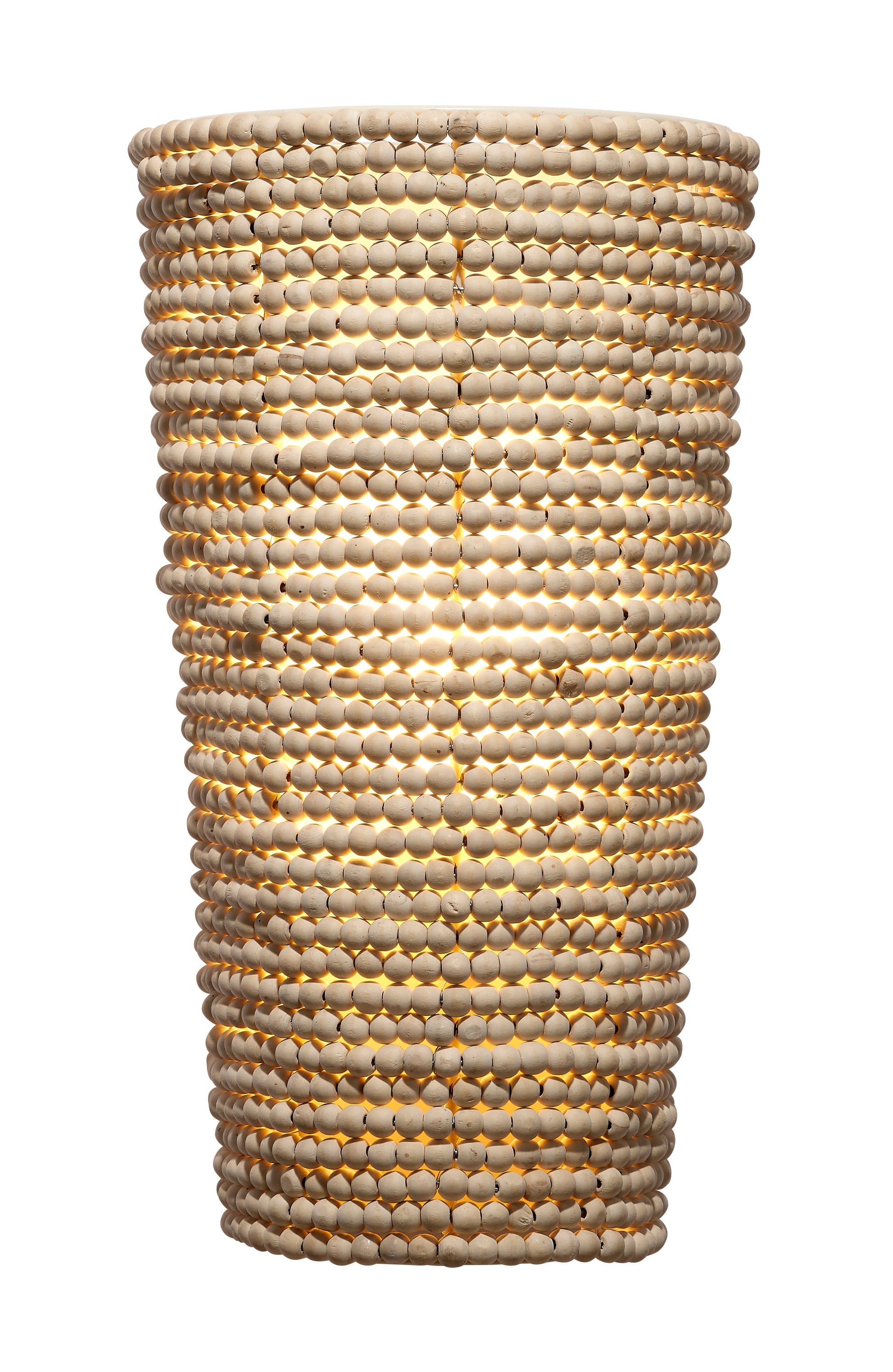 Seawall Beaded Cone Sconce-Wall Sconces-Jamie Young-Sideboards and Things