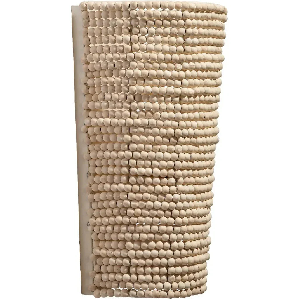 Seawall Beaded Cone Sconce - LOOMLAN - Jamie Young - Wall Sconces