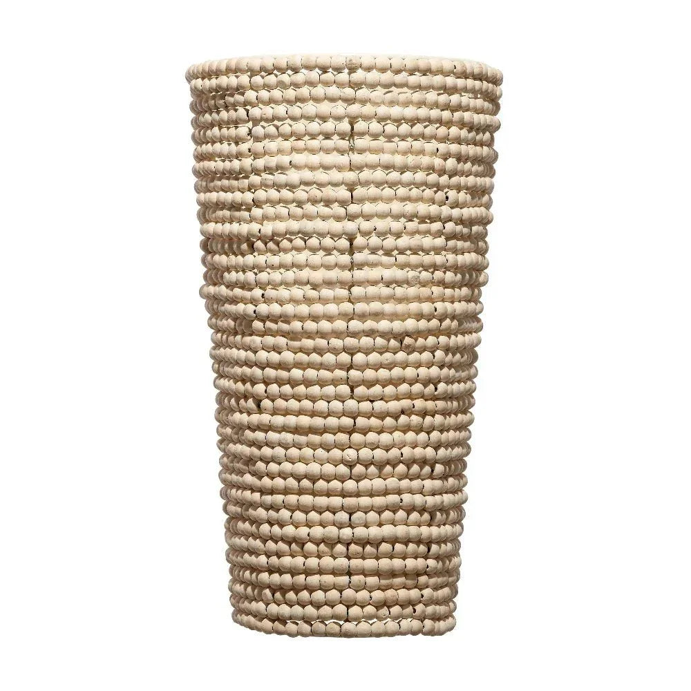 Seawall Beaded Cone Sconce - LOOMLAN - Jamie Young - Wall Sconces