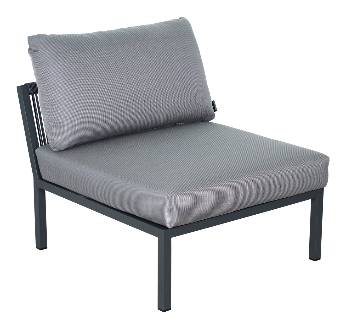 Sectional Armless Chair - Dark Gray Outdoor Modular-Outdoor Modulars-Seasonal Living-Sideboards and Things