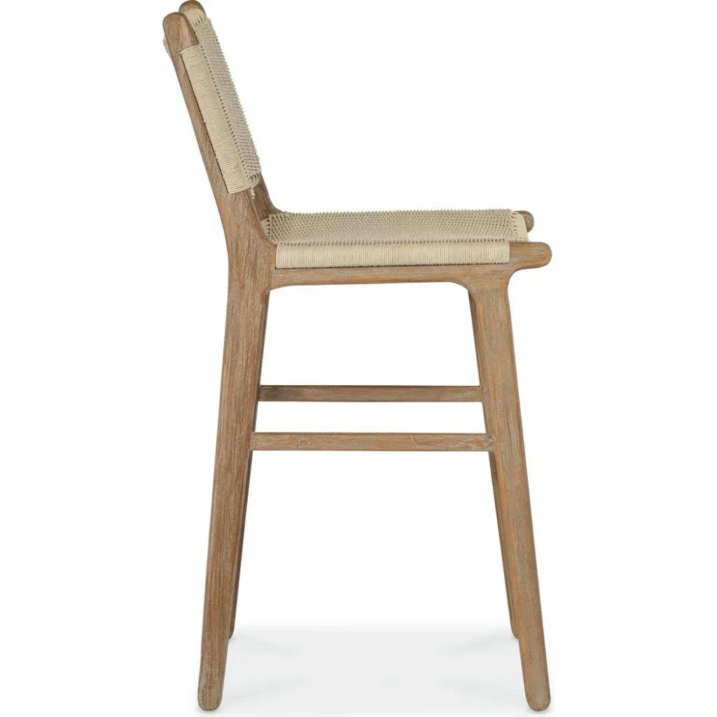 Sedona Durable Teak Wood Outdoor Bar Stool -- view 2