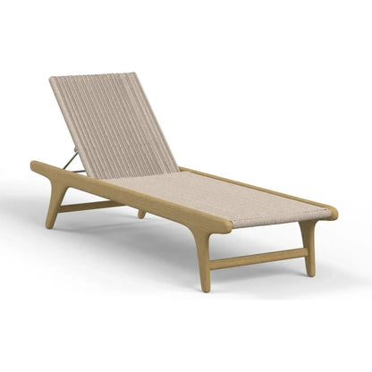 Sedona Modern Teak Outdoor Lounge Chaise