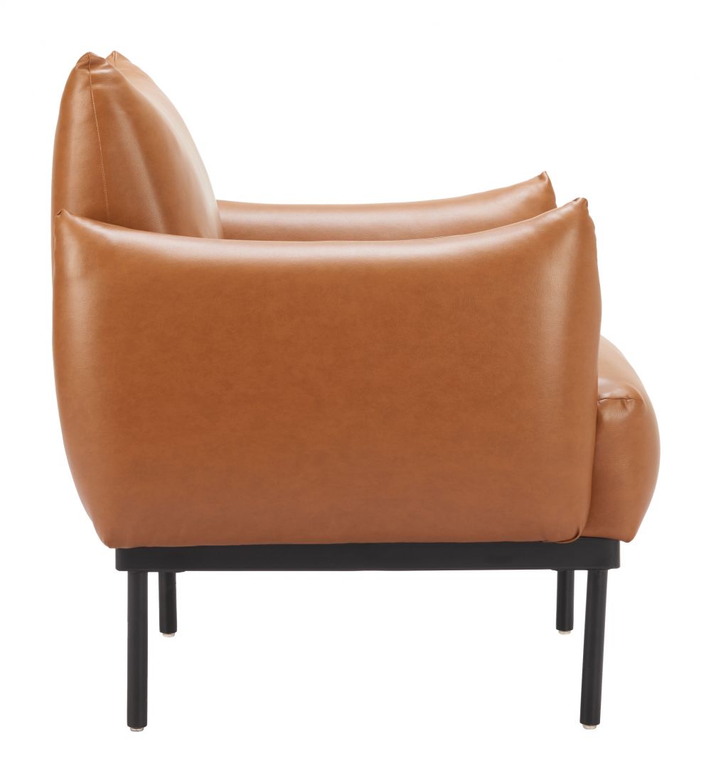 Zuo Modern Sekil Faux Leather Club Chair
