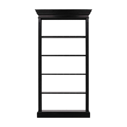 Selma Bamboo Hand-Applied Black Etagere