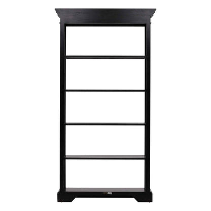 Selma Bamboo Hand-Applied Black Etagere