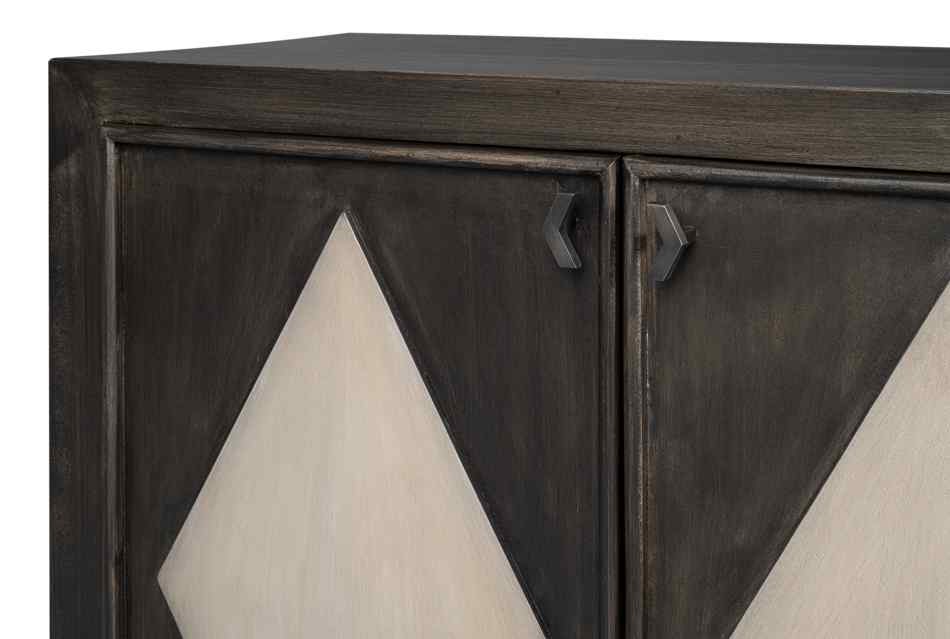 Selma Four Doors Wood Sideboard