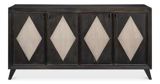 Selma Four Doors Wood Sideboard