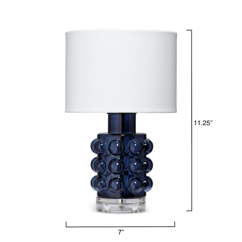 Seltzer Table Lamp - Blue-Table Lamps-Jamie Young-Sideboards and Things