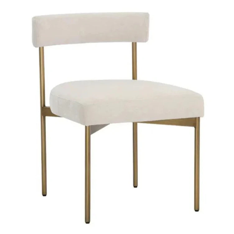 Seneca Fabric Armless Dining Chair 2PC - LOOMLAN - SUNPAN - Dining Chairs