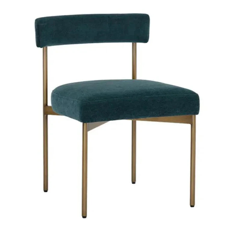 Seneca Fabric Armless Dining Chair 2PC - LOOMLAN - SUNPAN - Dining Chairs