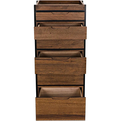 Noir Seoul Wood and Steel Tallboy