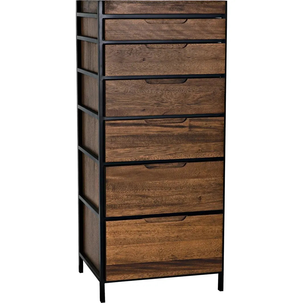 Noir Seoul Wood and Steel Tallboy