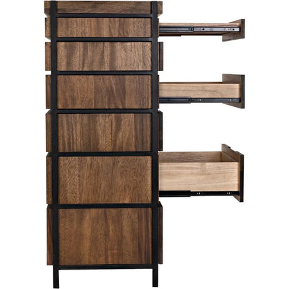 Noir Seoul Wood and Steel Tallboy