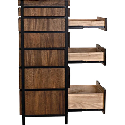 Noir Seoul Wood and Steel Tallboy