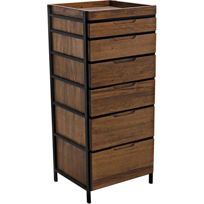 Noir Seoul Wood and Steel Tallboy