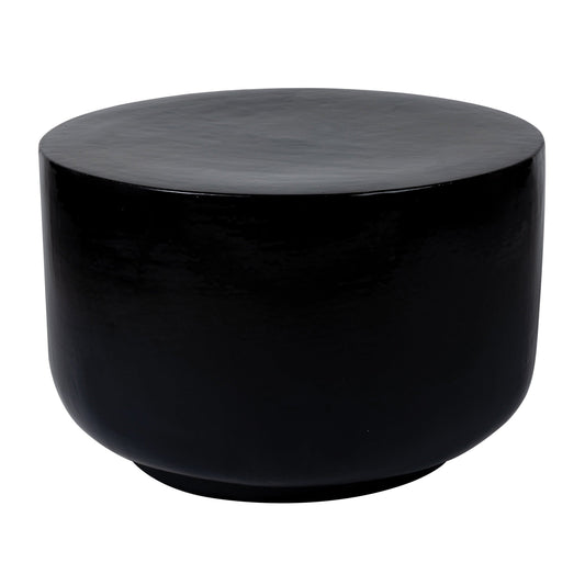 Serenity Grazed Side Table 20" - Black Outdoor Accent Table-Outdoor Side Tables-Seasonal Living-Sideboards and Things