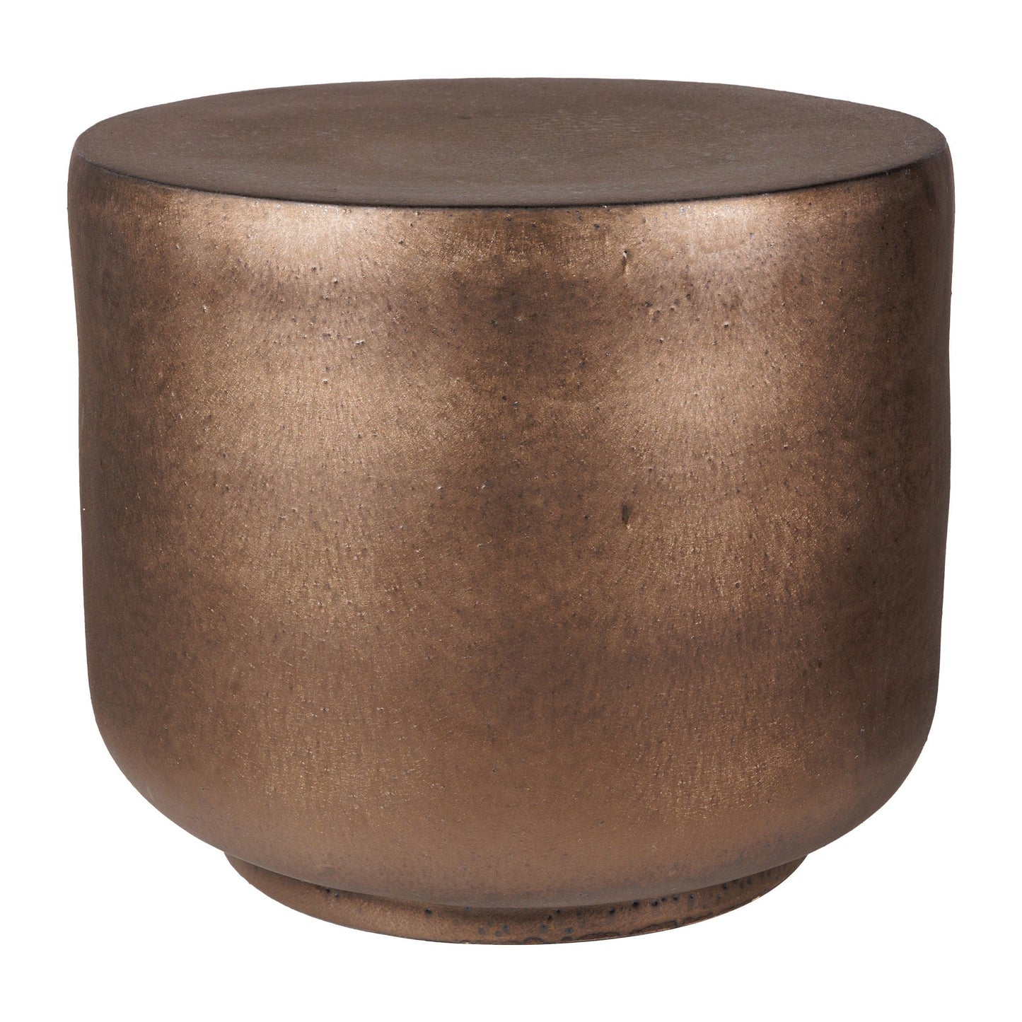 Serenity Grazed Side Table Tall - Ceramic Outdoor Accent Table-Outdoor Side Tables-Seasonal Living-Sideboards and Things