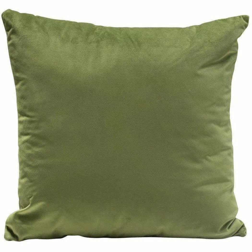 Set of 2 16" Square Accent Pillows in Sage Green Velvet Throw Pillows Sideboards and Things  By Diamond Sofa