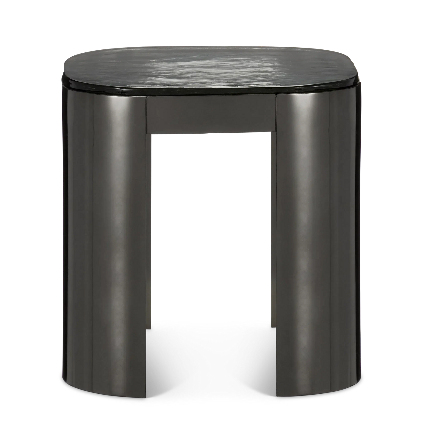 Sev Graphite Accent Table-Side Tables-Currey & Co-Sideboards and Things