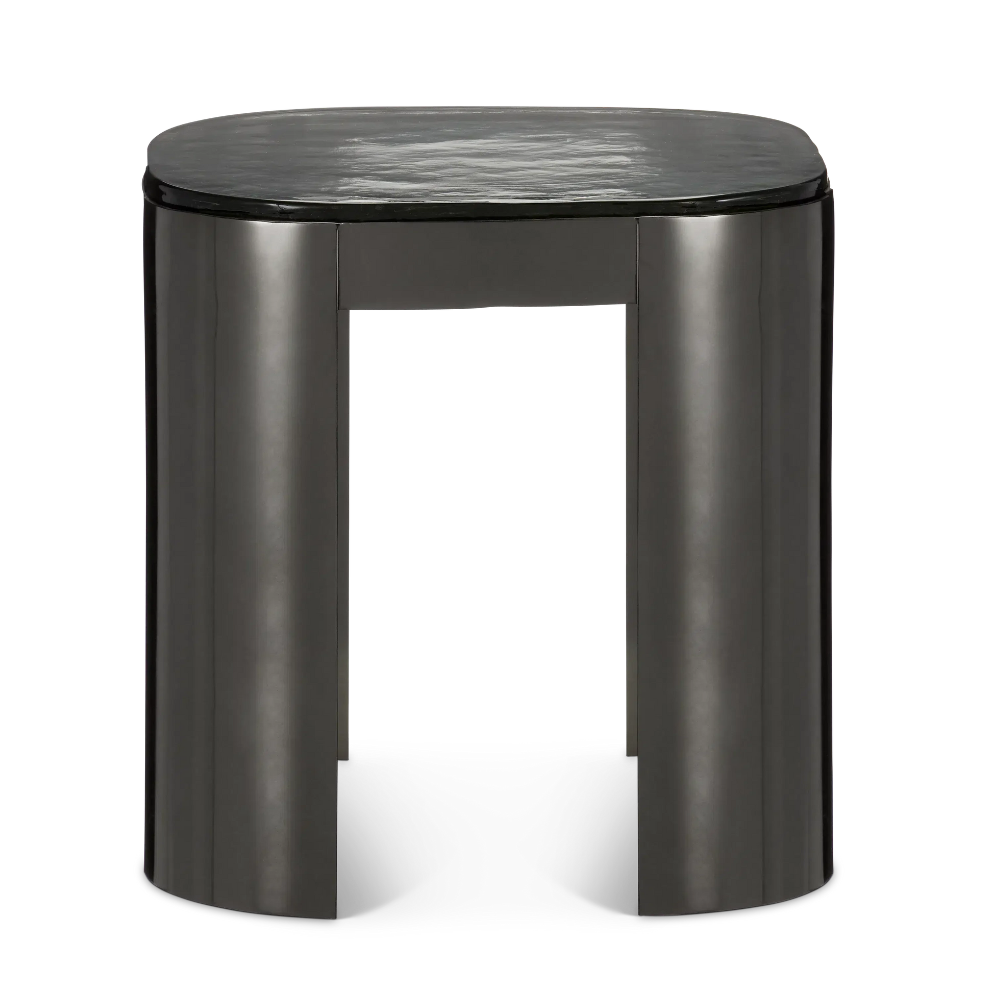 Sev Graphite Accent Table-Side Tables-Currey & Co-Sideboards and Things