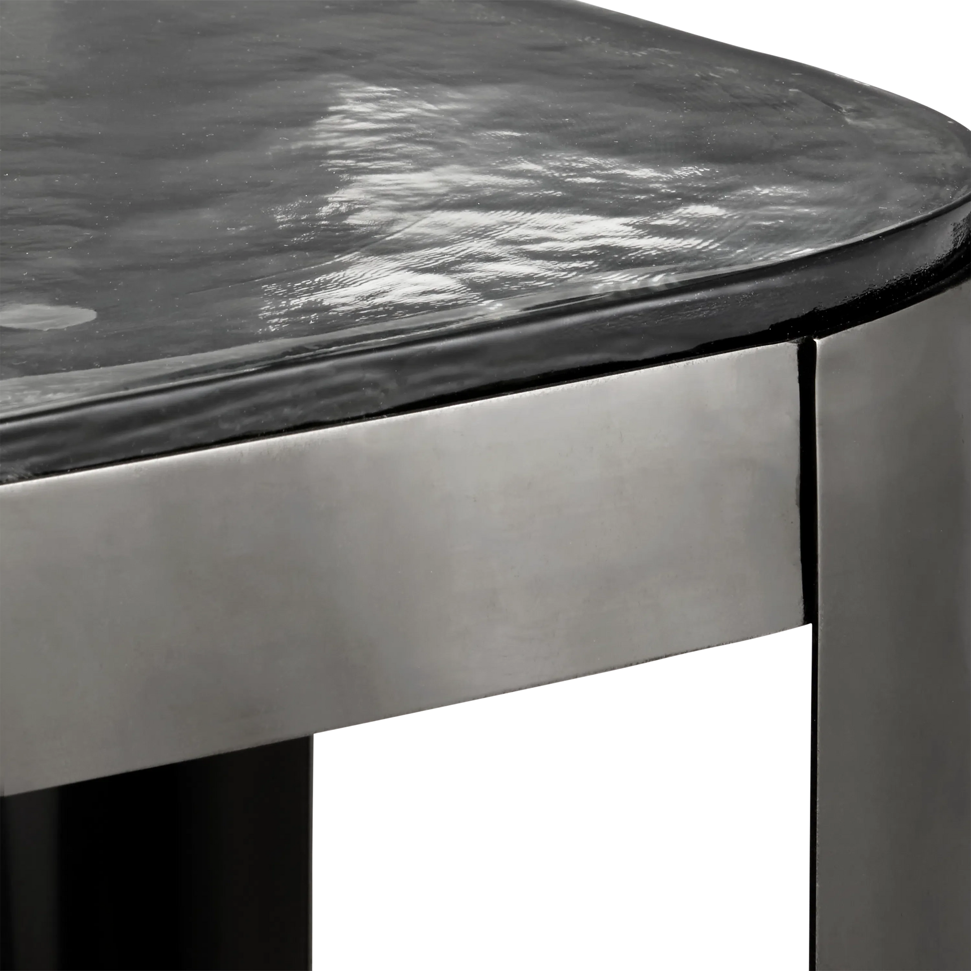 Sev Graphite Accent Table-Side Tables-Currey & Co-Sideboards and Things