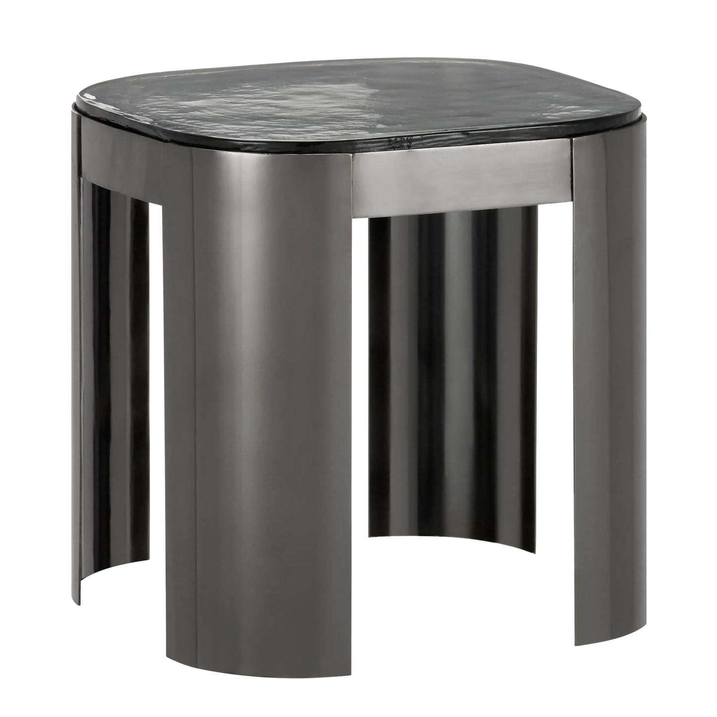 Sev Graphite Accent Table-Side Tables-Currey & Co-Sideboards and Things