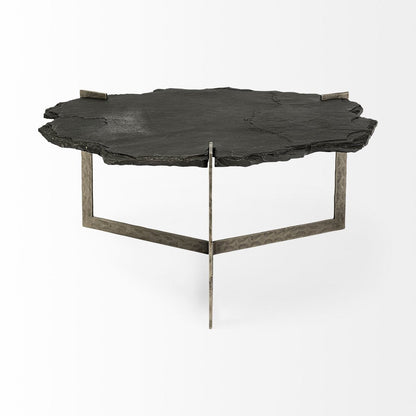 Mercana Shale Irregular Live-Edge Coffee Table