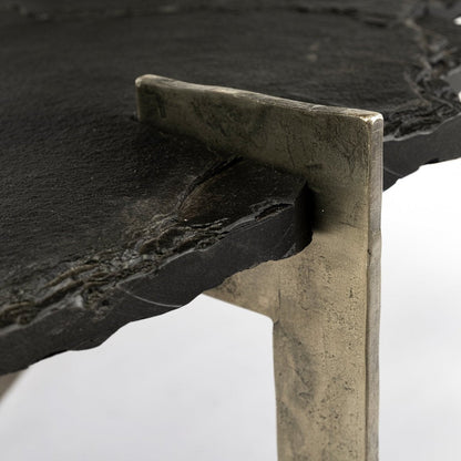 Mercana Shale Irregular Live-Edge Coffee Table