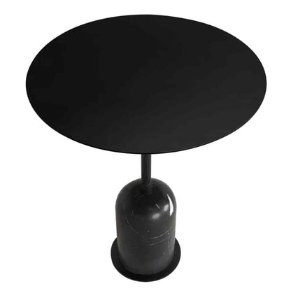 Shantu Black Iron Top Side Table