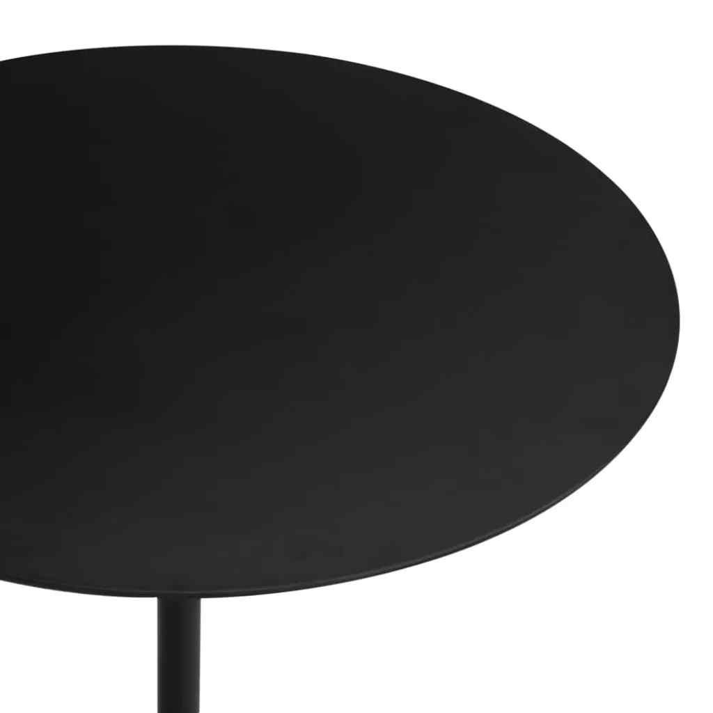 Shantu Black Iron Top Side Table