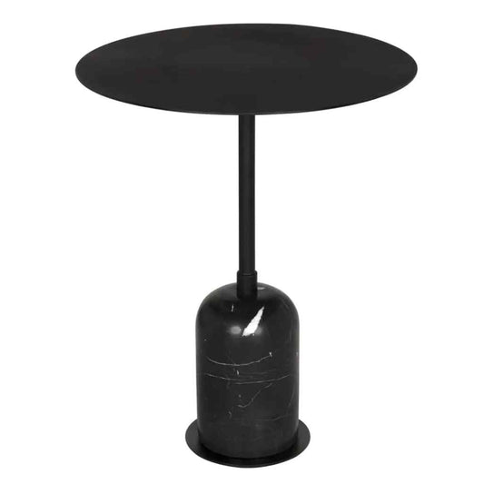 Shantu Black Iron Top Side Table