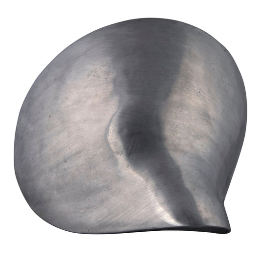 Sheila Brushed Finish Silver Sculpture-Statues & Sculptures-Noir-Sideboards and Things