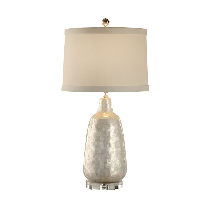 Wildwood Shell Covered Urn Ceramic Table Lamp