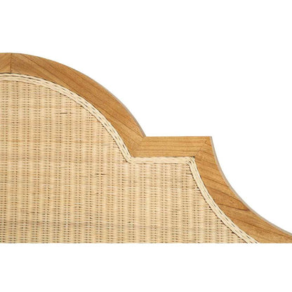 Sherlock Natural Wooden King Bed