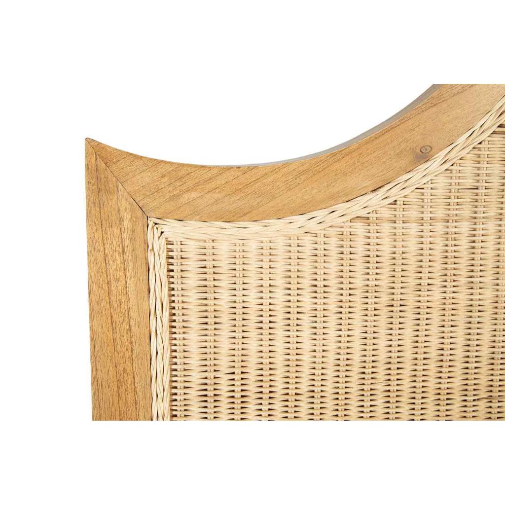 Sherlock Natural Wooden King Bed