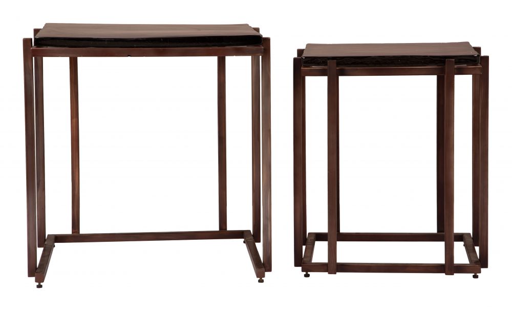 Zuo Modern Shimai Iron Frame Nesting Table 2PC