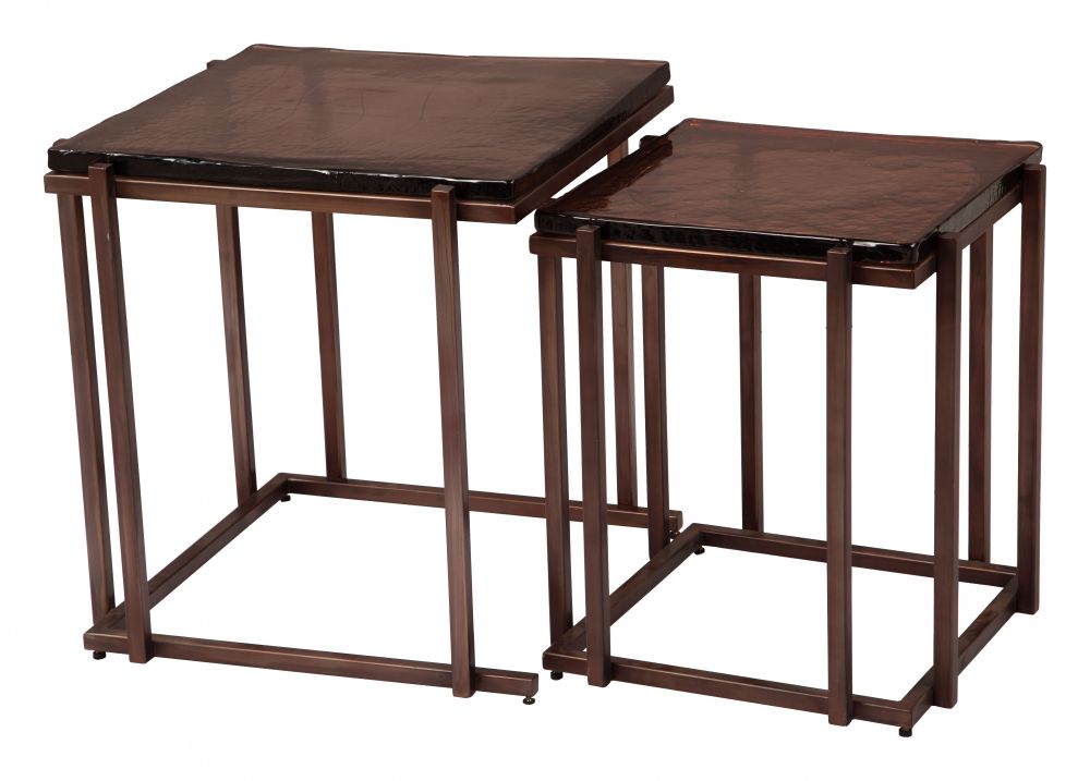 Zuo Modern Shimai Iron Frame Nesting Table 2PC