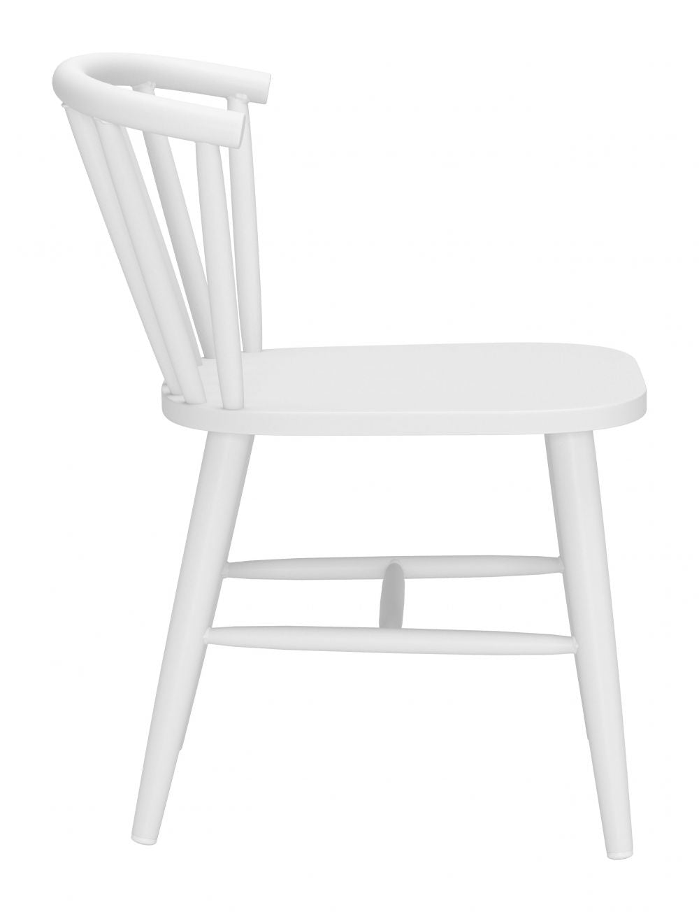 Zuo Modern Shio Aluminum Outdoor Dining Chair Black